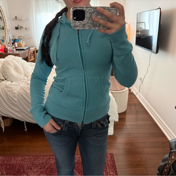 Teal BlueNotes hoodie - Picture 2 of 6